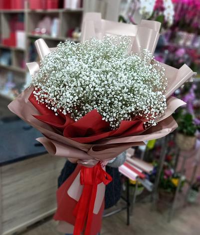 Букет цветов из: Гипсофила в Большое Новосурино