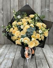 Букет цветов из:  Розы и Лизиантусы в Большое Новосурино