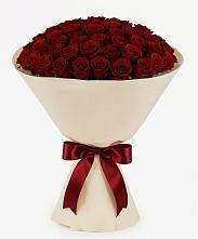 Букет 101 Бордовая роза Блэк Бакарра в Большое Новосурино