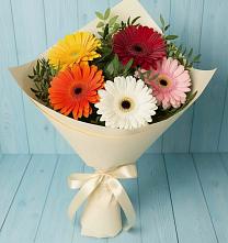 Букет цветов из:  Герберы в Большое Новосурино