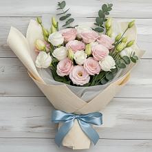 Букет цветов из:  Лизиантусы #REPLACE_PRED# Большое Новосурино
