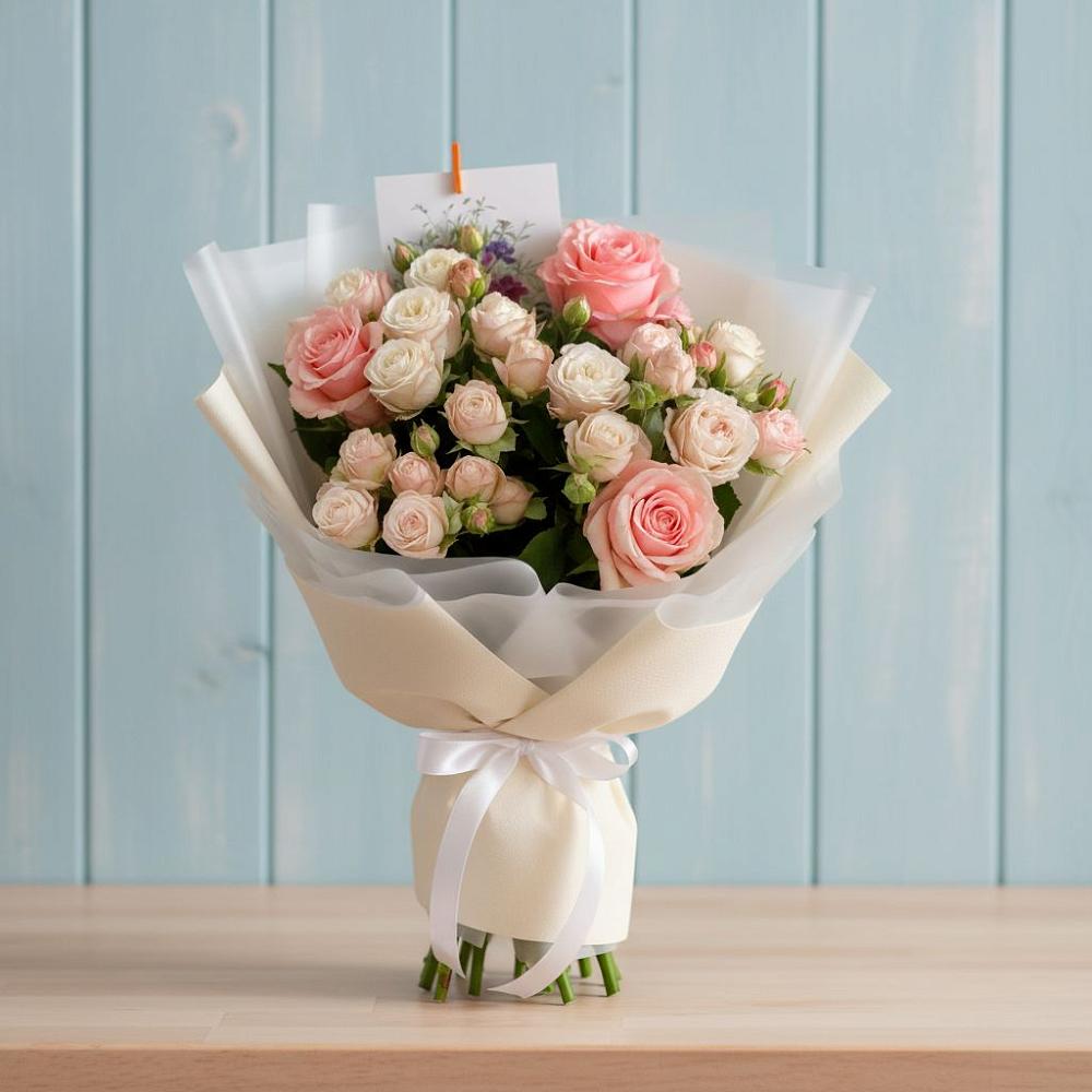 Букет цветов из: Розы в Большое Новосурино