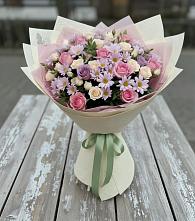 Букет цветов из:  Розы и Хризантемы в Большое Новосурино