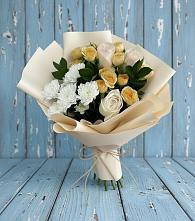 Букет цветов из:  Розы и Хризантемы в Большое Новосурино