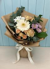 Букет цветов из:  Герберы и Хризантемы в Большое Новосурино