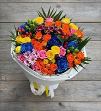 Букет цветов из:  Розы и Хризантемы в Большое Новосурино