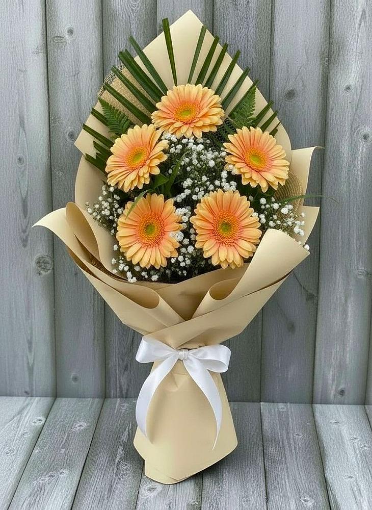 Букет цветов из: Герберы в Большое Новосурино