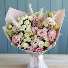 Букет цветов из:  Альстромерии и Розы в Большое Новосурино